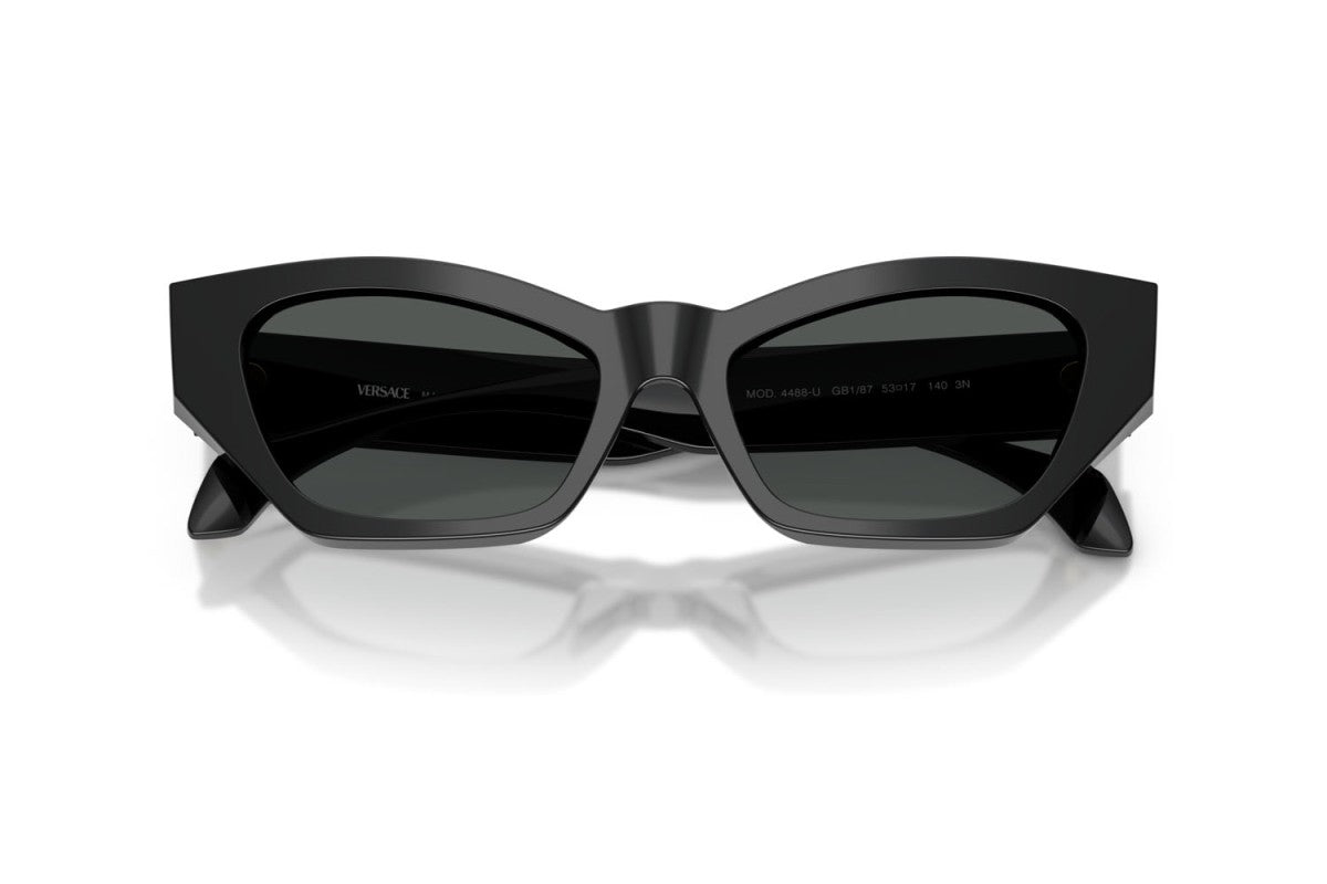 Versace Womens Geometric Sunglasses In Black