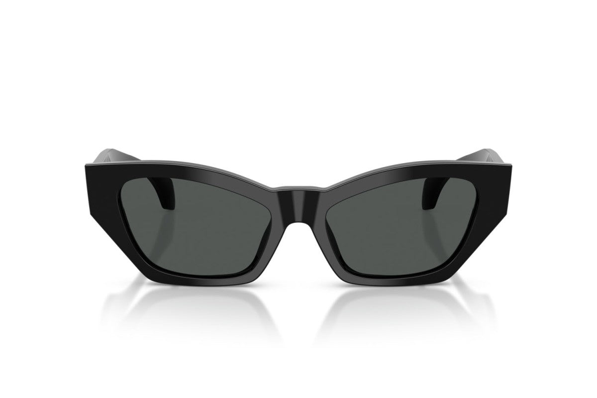 Versace Womens Geometric Sunglasses In Black