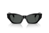 Versace Womens Geometric Sunglasses In Black