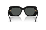 Versace Signature Womens Square Sunglasses In Black