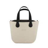 Fenn Gold Zip Black Handle Tote Black