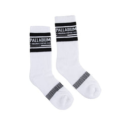 Palladium Ps8974 Mens Stripe Ctn Shaft Socks White