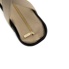 Fenn Plain Stone Handbag In Black