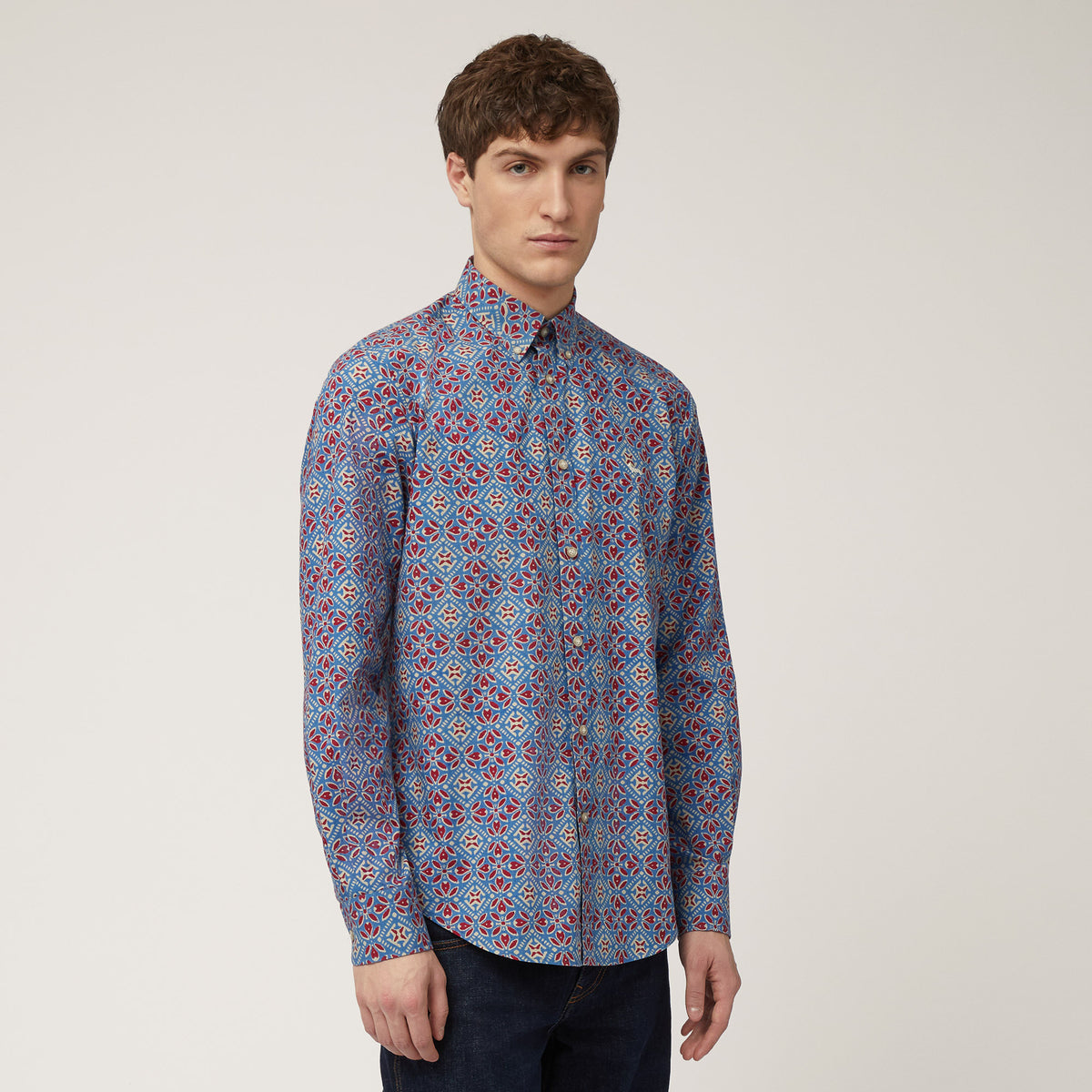Harmont & Blaine Crn001013202M  Shirt Blue Multi