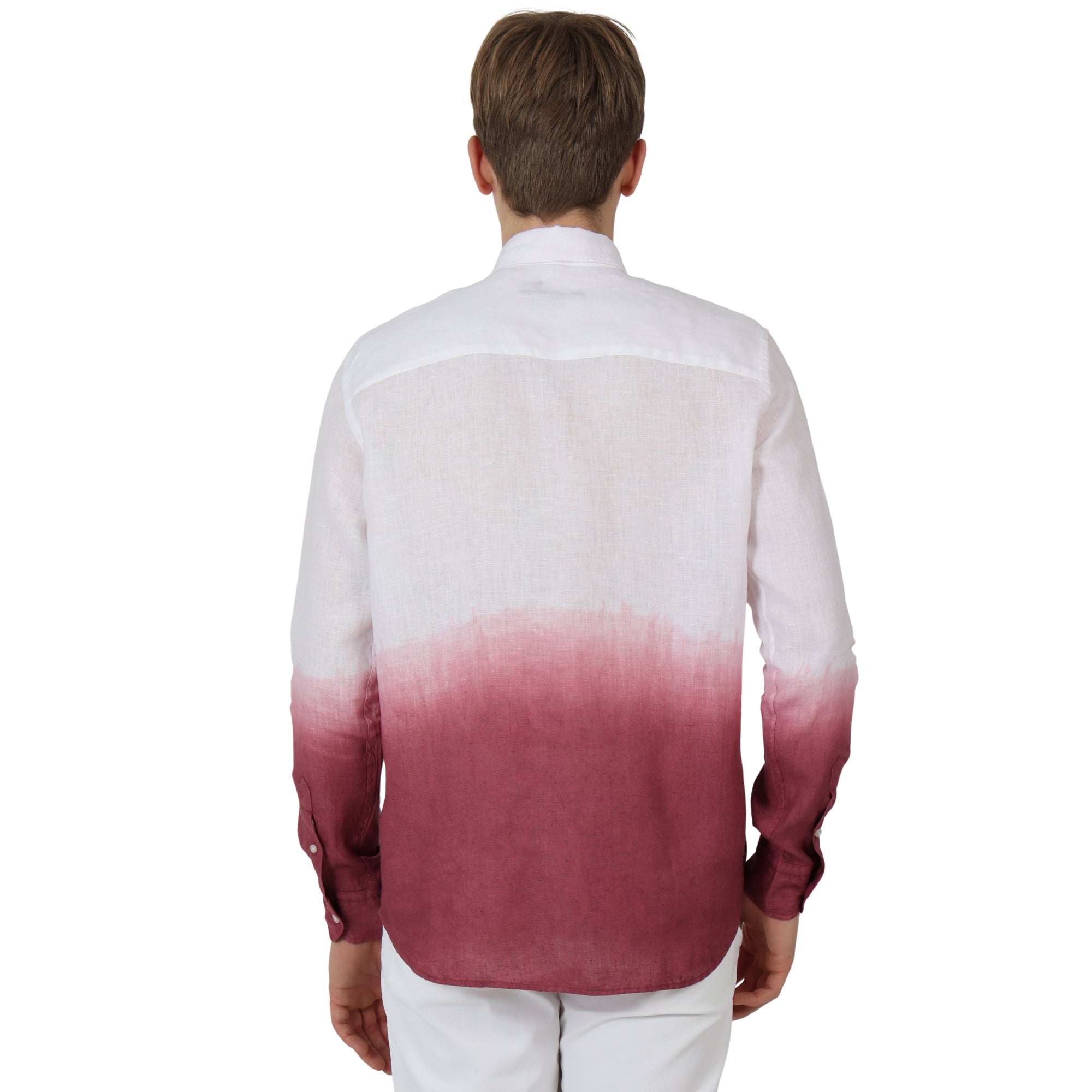 Harmont & Blaine Crn567013370N  Shirt White & Burgandy