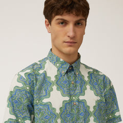 Harmont & Blaine Csn035013203M  Shirt White & Green