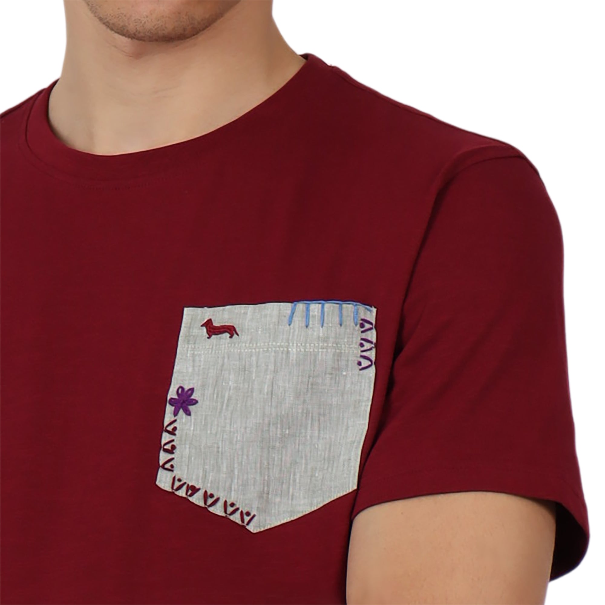Harmont & Blaine Irn262021813 T-Shirt Maroon