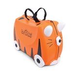 Trunki Kiddies Tipu The Tiger Ride On Suitcase In Orange/Black