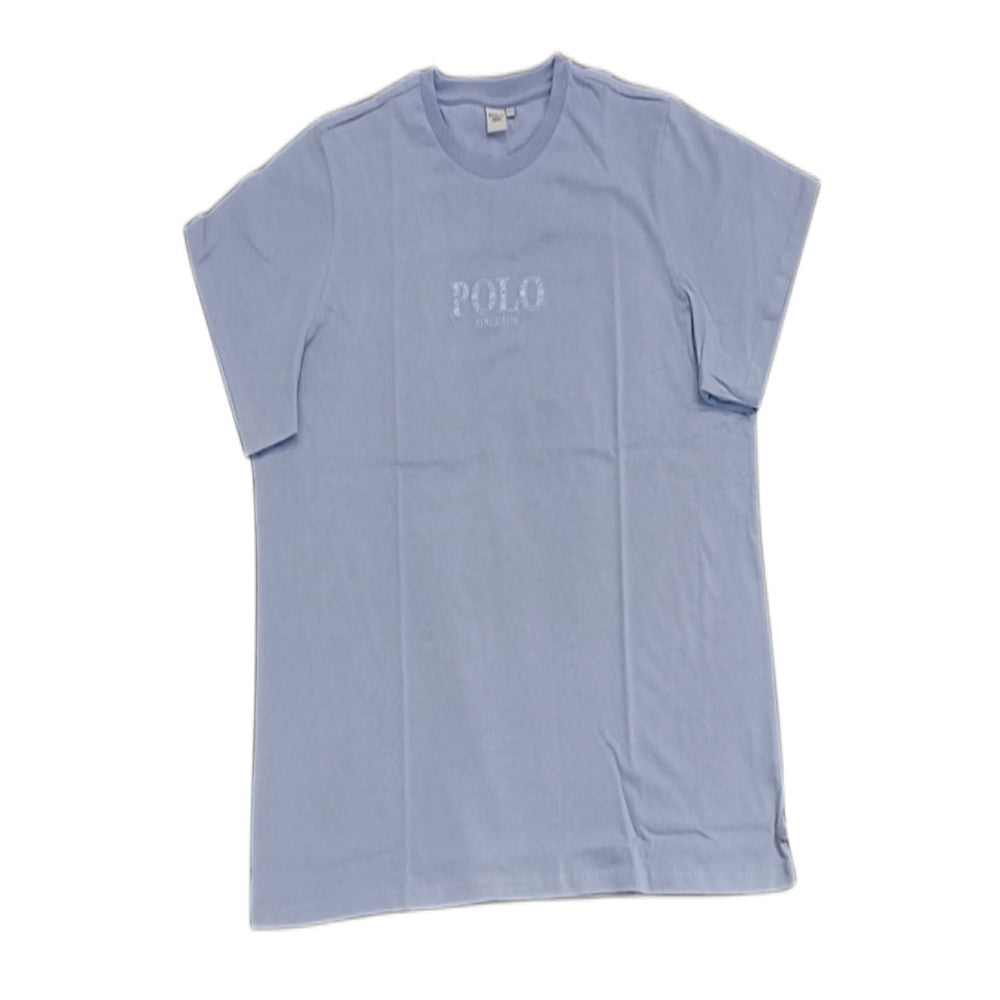 Polo Womens Charlotte Applique Short Sleeves T-Shirt In Dusty Blue