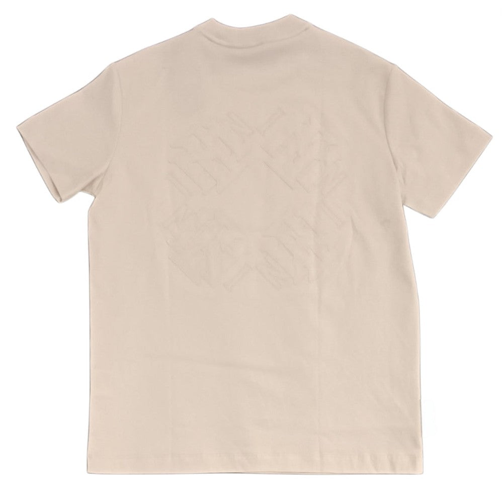 Icon Milano Mens Short Sleeves T-Shirt In Apricot