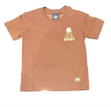 Soviet Boys Short Sleeves Liam Crew Neck T-Shirt In Chocolate