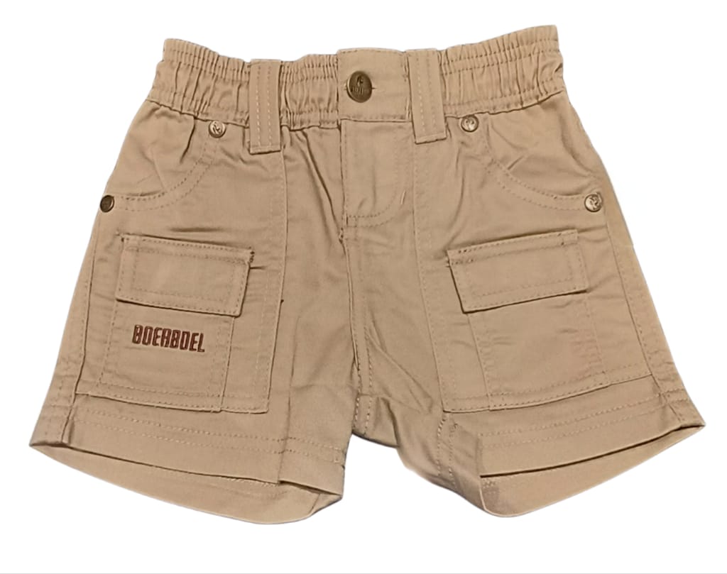 Boerboel Boys DKW Cargo Shorts In Putty
