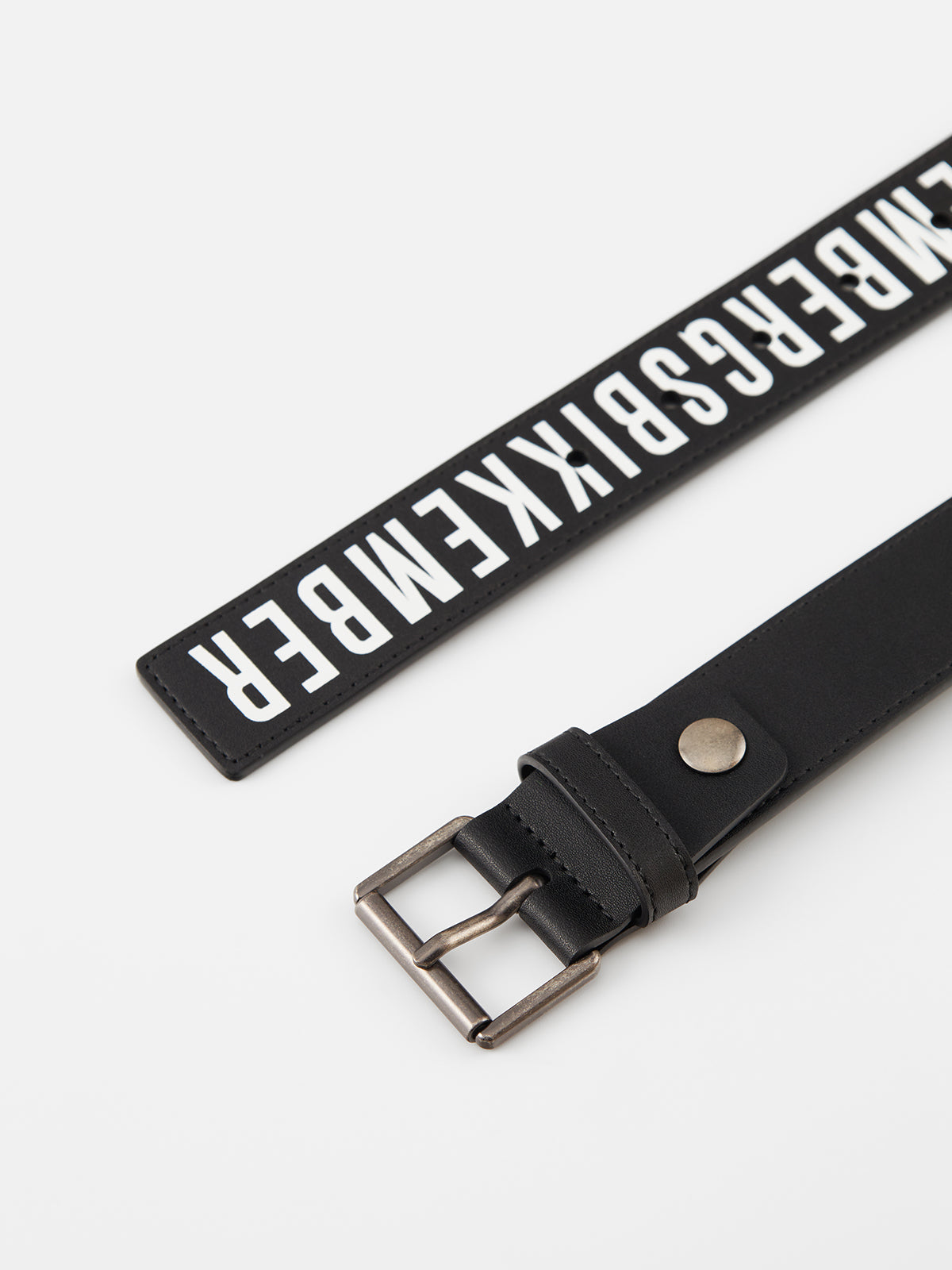 Bikkemberg Principe Printed Belt In Cobalt