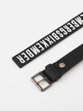 Bikkemberg Principe Printed Belt In Cobalt