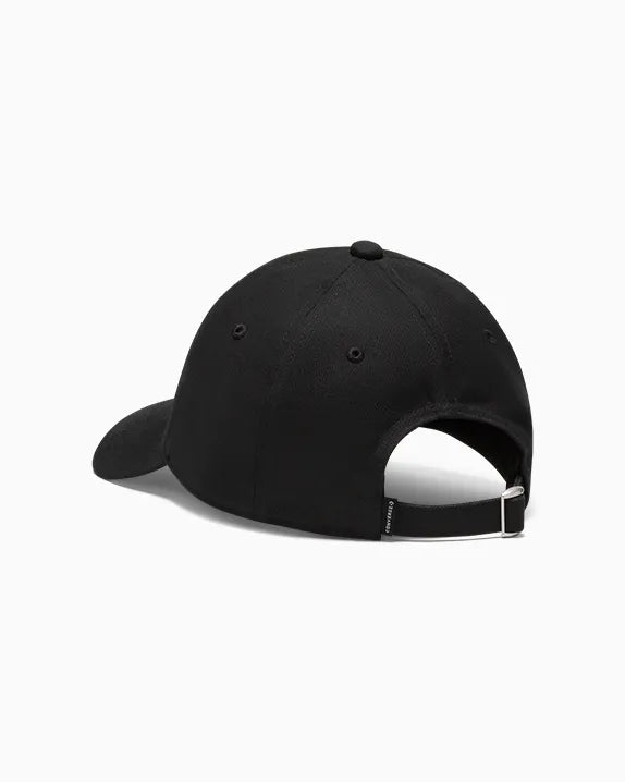 Converse Unisex Star Chevron Baseball Cap In Black