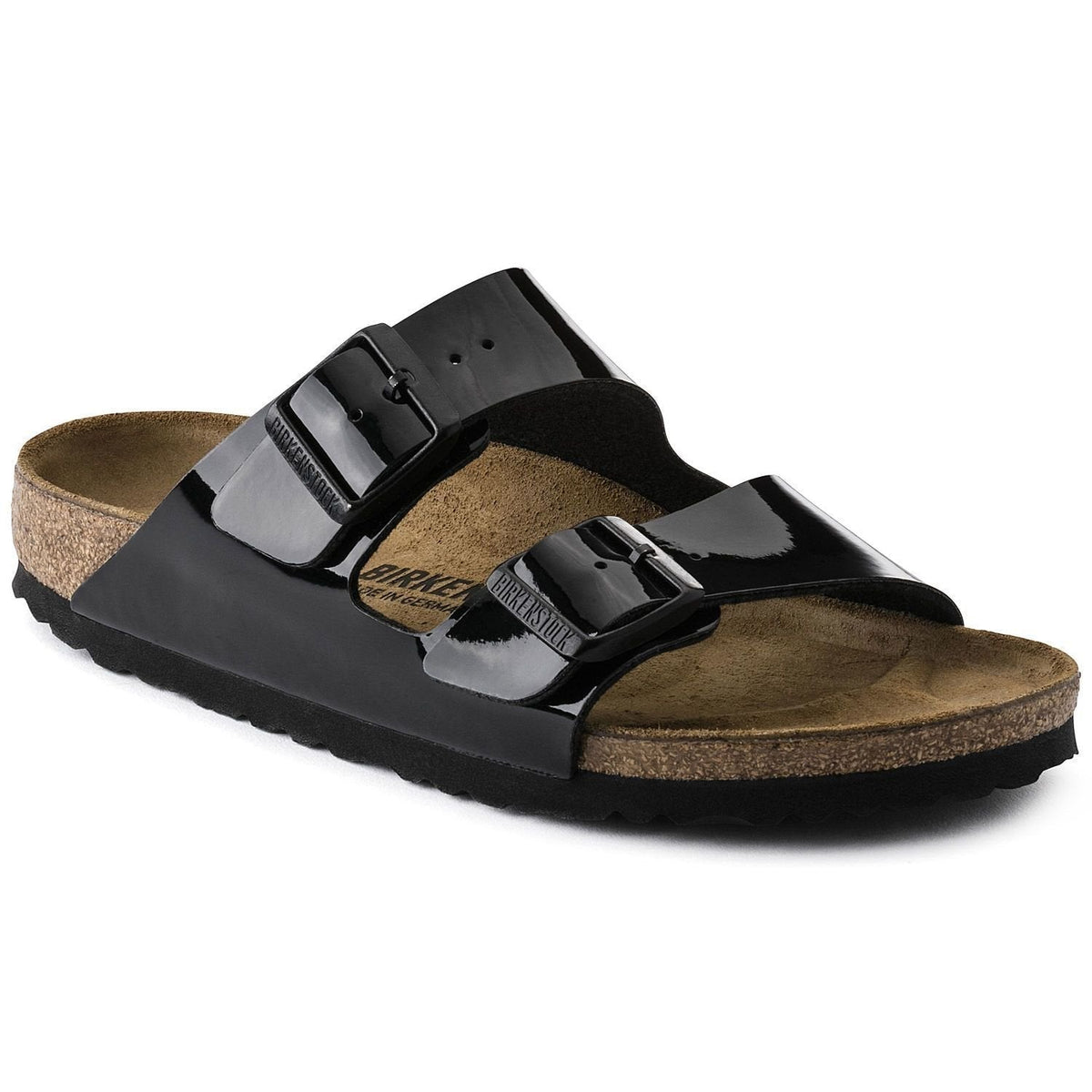 Birkenstock 1005291 Arizona Patent Sandals Black