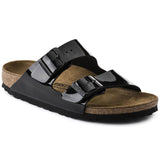 Birkenstock 1005291 Arizona Patent Sandals Black