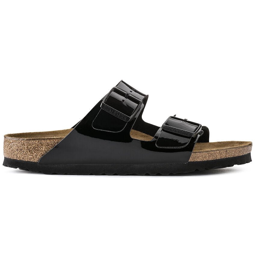 Birkenstock 1005291 Arizona Patent Sandals Black