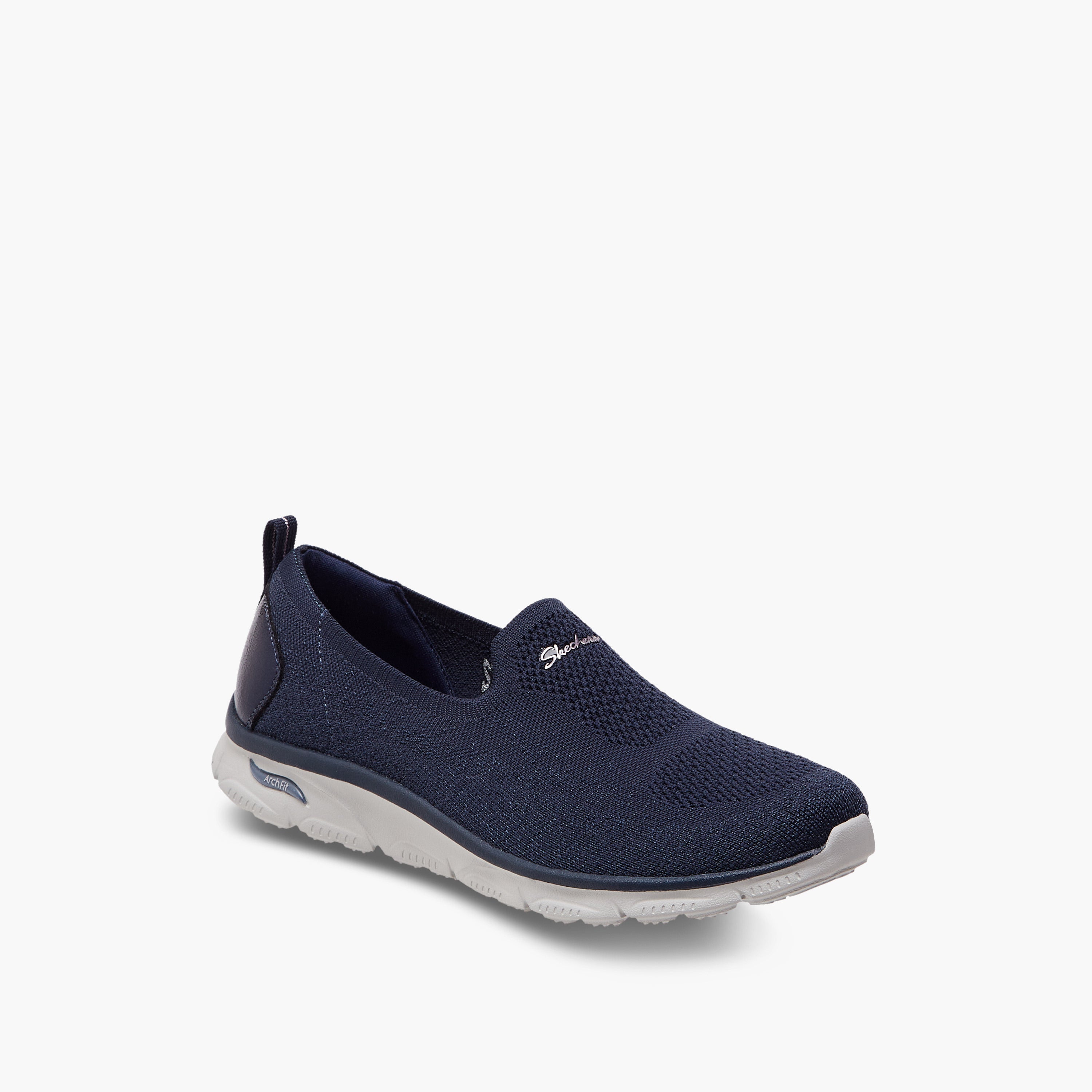 Skechers Womens Navy Arch Fit Sunny Shoes
