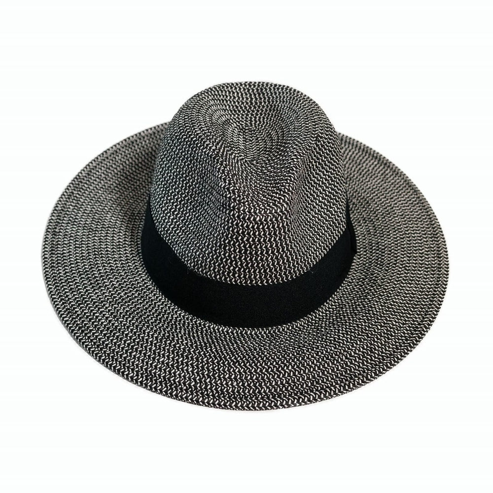 Urban Supply Unisex Adults Durban Hat Black/White