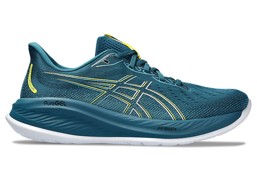 Asics 1011B792 Mens Gel-Cumulus 26 Shoes 400 Evening Teal/Bright Yellow