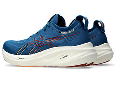 Asics 1011B794 Mens Gel-Nimbus 26 Shoes 404 Rich Navy/Faded Orange