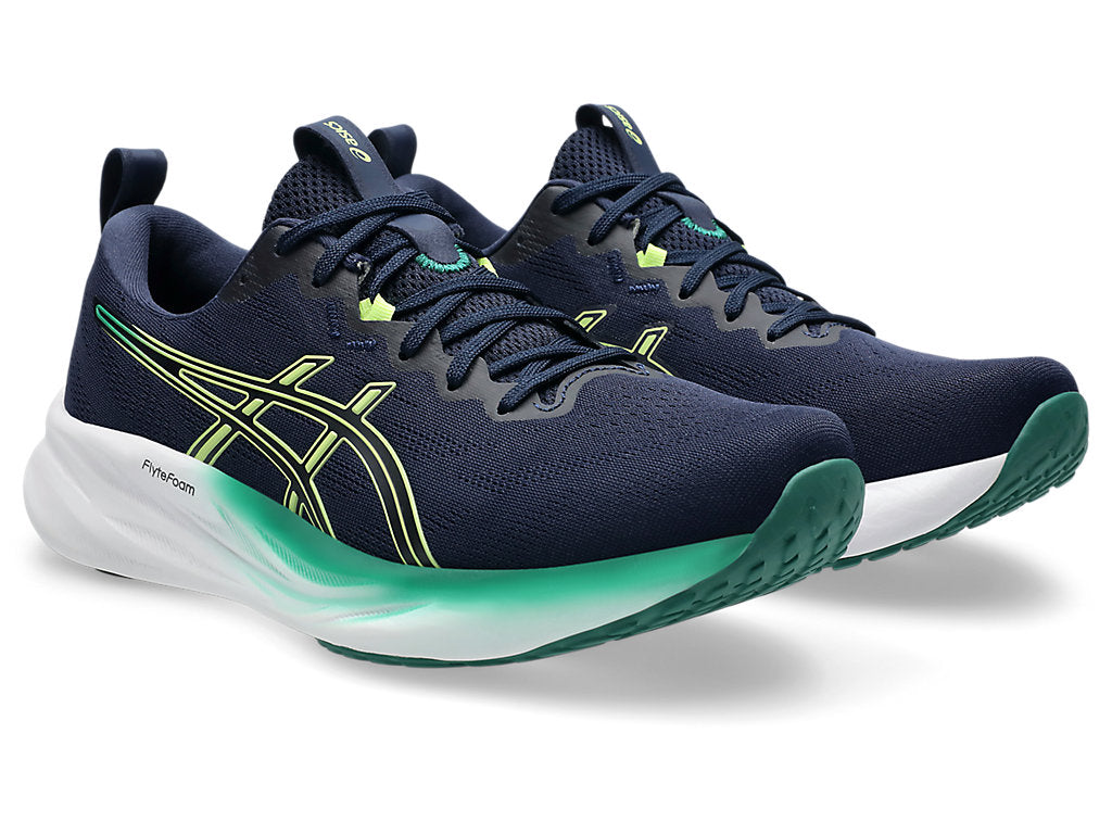 Asics Mens Gel-Pulse Shoes In Midnight and Lucid Blue