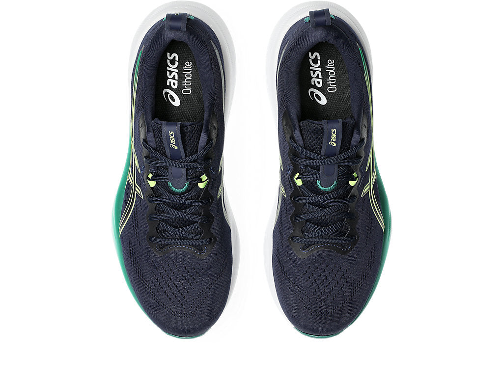 Asics Mens Gel-Pulse Shoes In Midnight and Lucid Blue