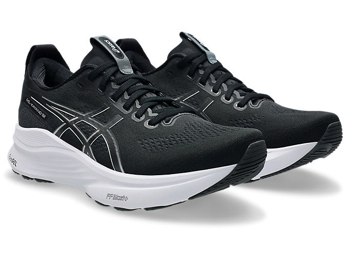 Asics Mens Gel-Kayano 32 Wide Shoes In Black/White