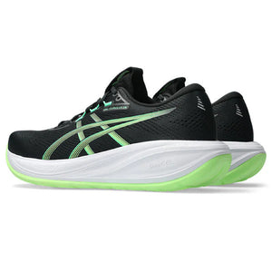 Asics Mens Gel-Cumulus 28 Shoes In Black/Illuminate Green