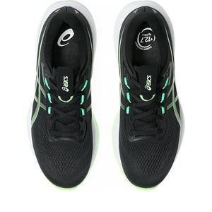 Asics Mens Gel-Cumulus 28 Shoes In Black/Illuminate Green