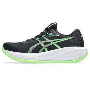 Asics Mens Gel-Cumulus 28 Shoes In Black/Illuminate Green