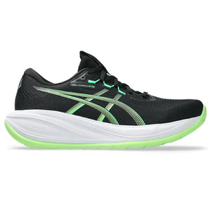 Asics Mens Gel-Cumulus 28 Shoes In Black/Illuminate Green
