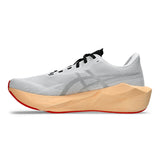 Asics Mens Novablast 6 Sneakers In White/Orange Glow