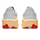 Asics Mens Novablast 6 Sneakers In White/Orange Glow