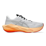 Asics Mens Novablast 6 Sneakers In White/Orange Glow