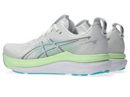 Asics Mens Gel-Kayano 33 Shoes In White/Energy Aqua