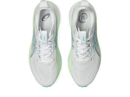 Asics Mens Gel-Kayano 33 Shoes In White/Energy Aqua