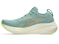 Asics 1012B601 Womens Gel-Nimbus 26 Shoes 301 Light Celadon/Safety Yellow