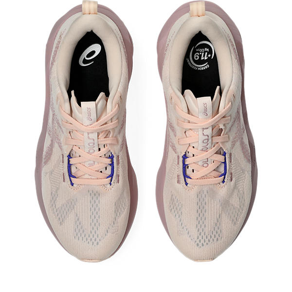 Asics Womens Novablast 5 Shoes In Pearl Pink