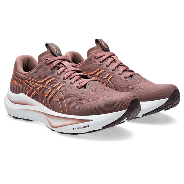 Asics Womens Gt-2000 Shoes Rubble Red/Vivid Coral