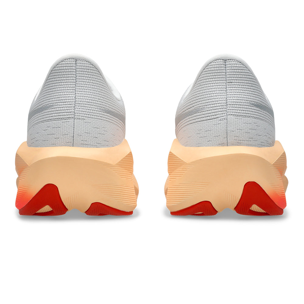 Asics Womens Novablast 6 Sneakers In White/Vivid Coral