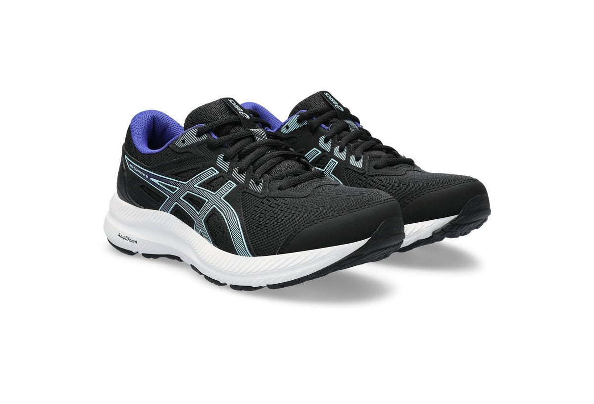 Asics Womens Gel-Contend 8 Shoes In Black/Aquarium