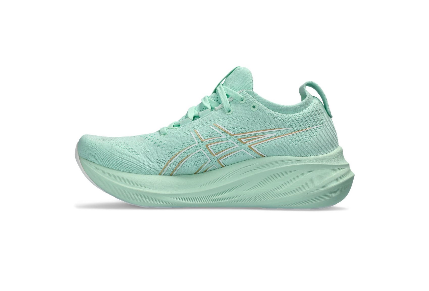 Asics Womens Gel-Nimbus 26 Shoes In Mint Tint/Pale Mint