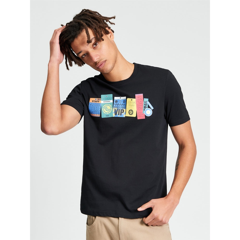 Ben Sherman Festival Pass T-Shirt In Black