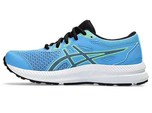 Asics Kids Contend 8 Gs Shoes In Watercape/Black