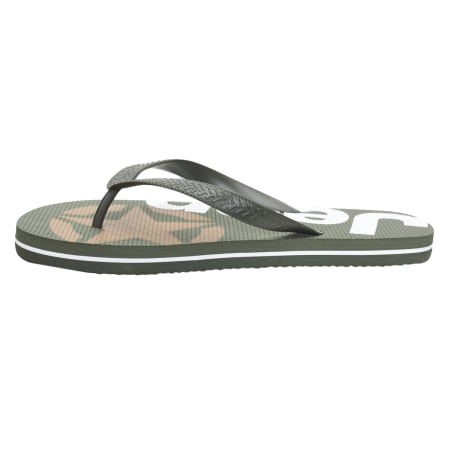 Jeep Mens Sunny Thong Sandals In Olive
