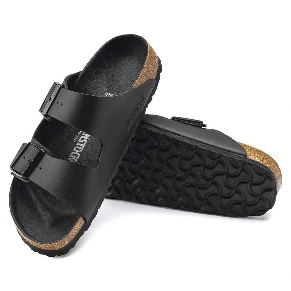 Birkenstock Unisex Arizona Birko Shoes In Black