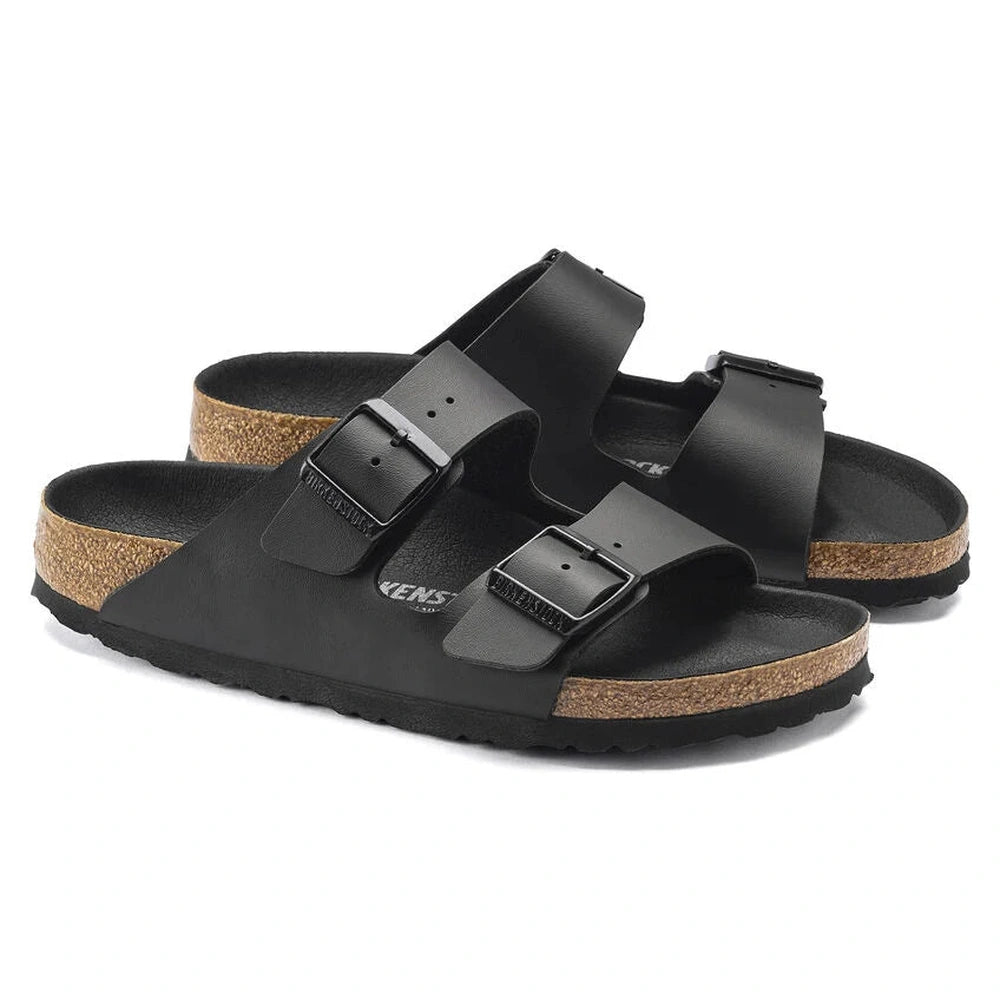 Birkenstock Unisex Arizona Birko Shoes In Black