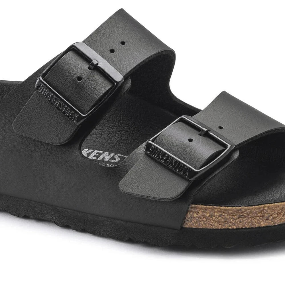 Birkenstock Unisex Arizona Birko Shoes In Black